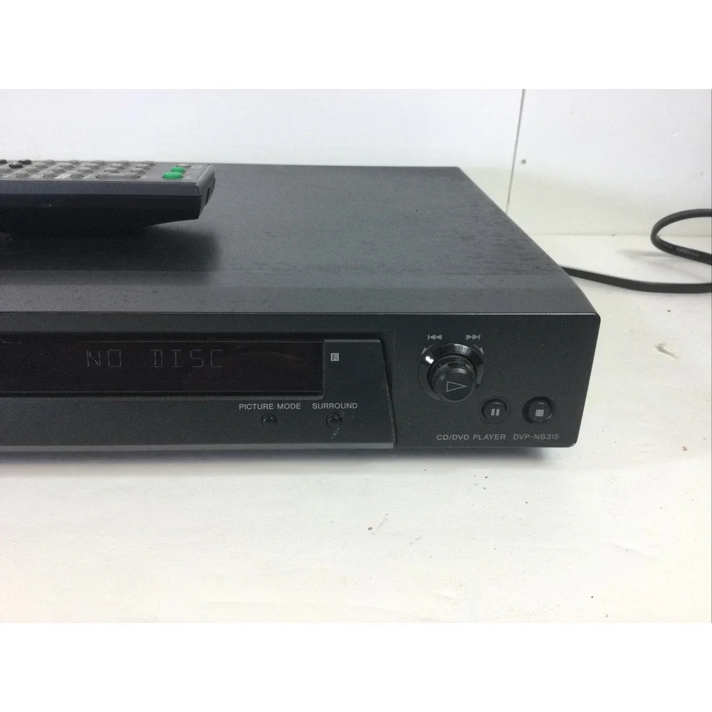Sony DVD/CD/Player Black DVP-NS315 with Remote Tested Works